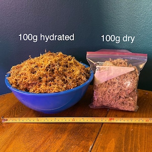 100g (1qt) Long Fibered Sphagnum Moss | Dried New Zealand Spagmoss | Carnivorous Plant Safe | Orchid Mix | Propagation Box |