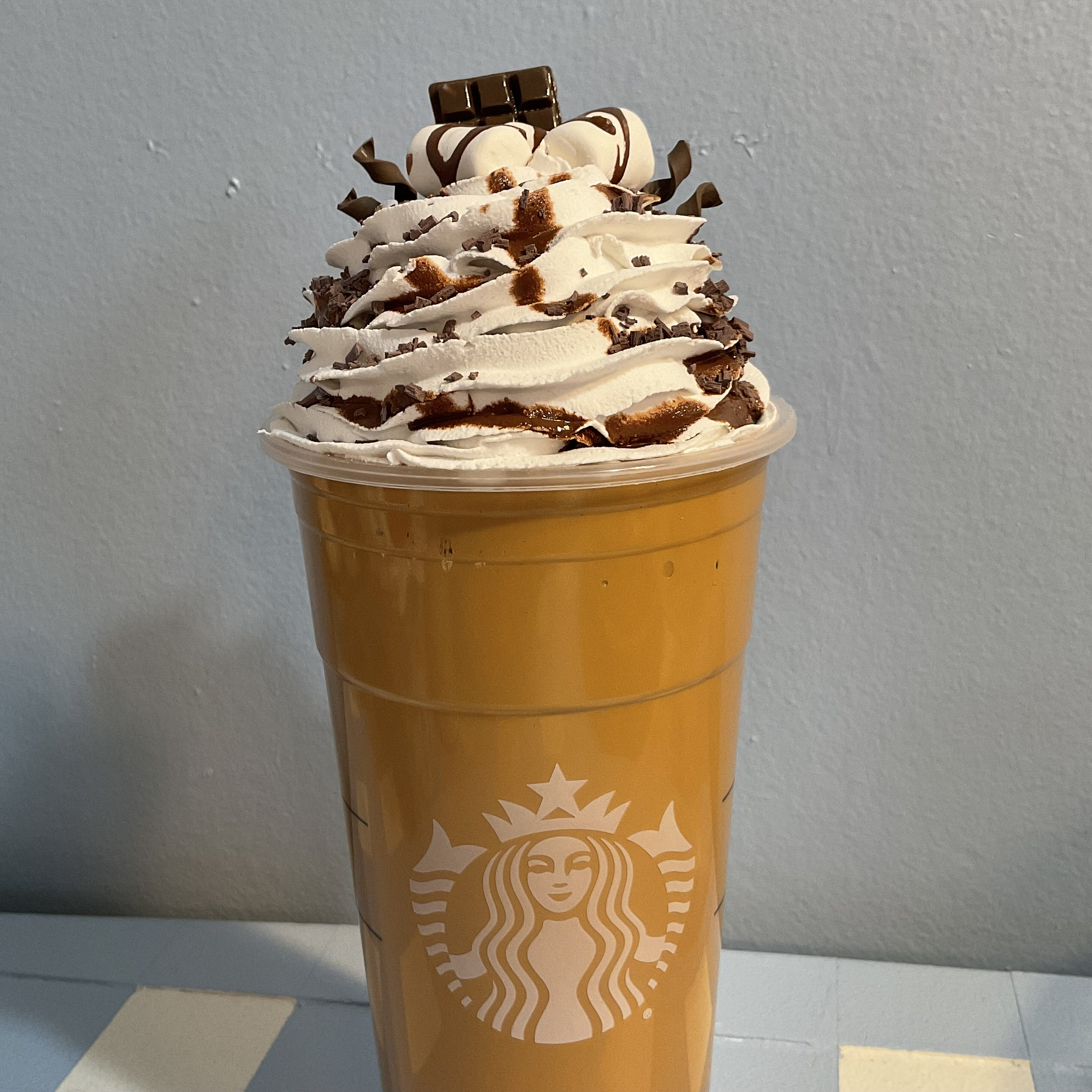 Faux Starbucks Frappe/ Trente XL Fake Drink/ 11 Inches Tall - Etsy