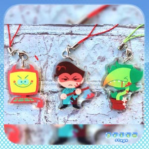 Electric Dreams, American Psycho, Little Shop of Horrors Epoxy Phone Charms