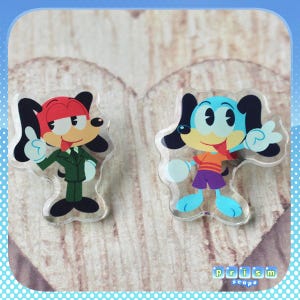 Toontown Flippy and Lowden Acrylic Pin!
