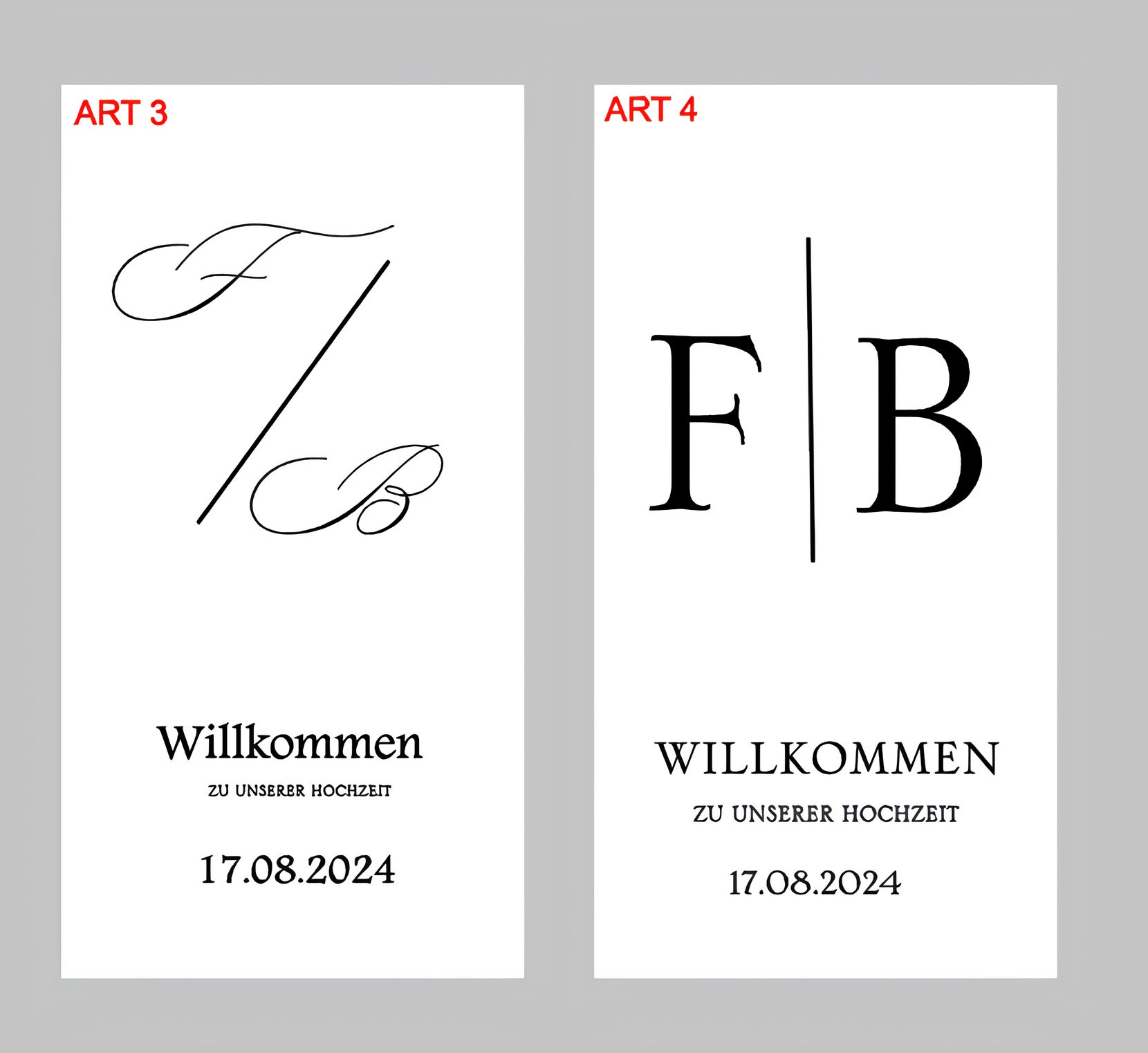 Sticker Personalisiert Für Empfangstafel Spiegel Willkommensschild