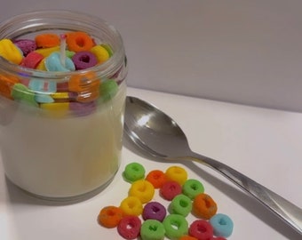 Candela a forma di anello di frutta