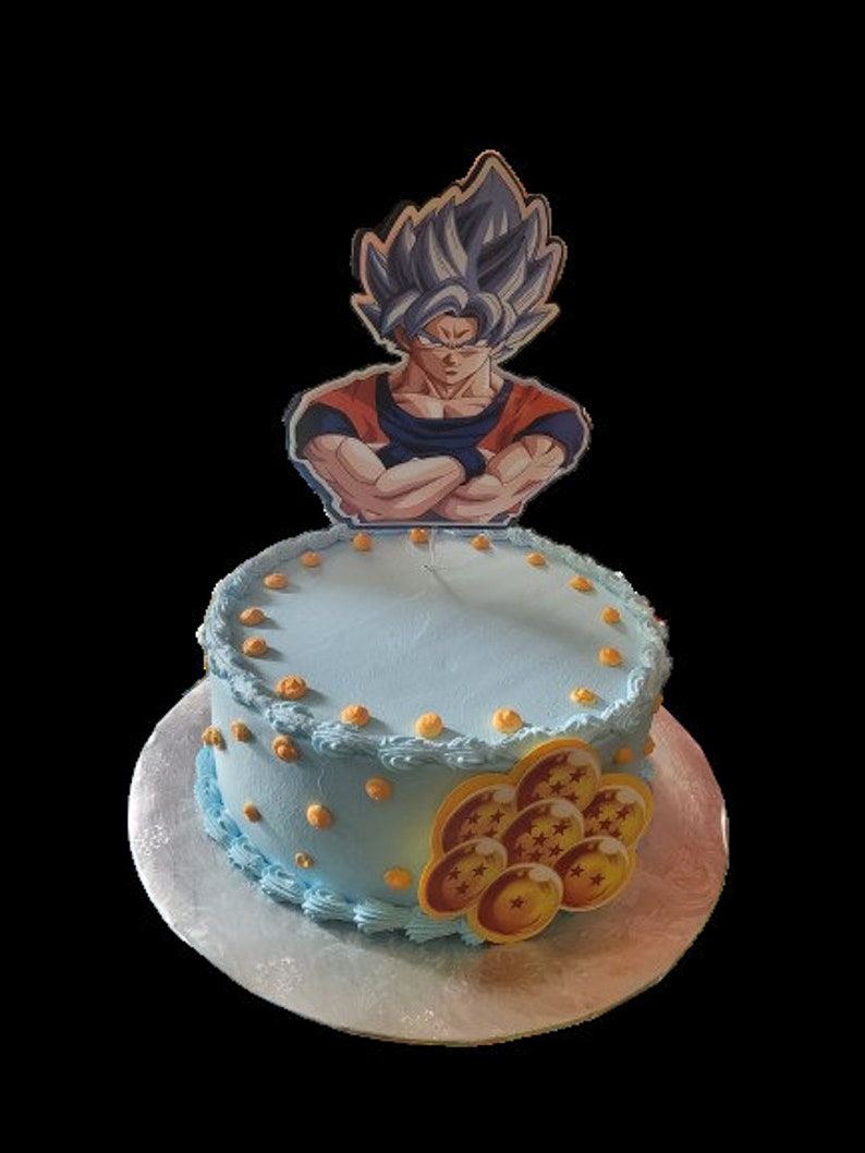 Goku Cake Topper stars Balls - Etsy
