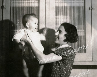 Vintage Image Woman Baby 1935 Infant Motherhood Junk Journal Scrapbook Digital Download