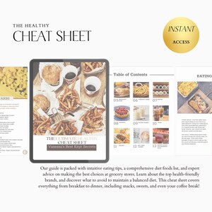 Healthy Alternatives Cheat Sheet: The Ultimate Guide for Nutritious Eating