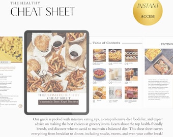 Healthy Alternatives Cheat Sheet: The Ultimate Guide for Nutritious Eating