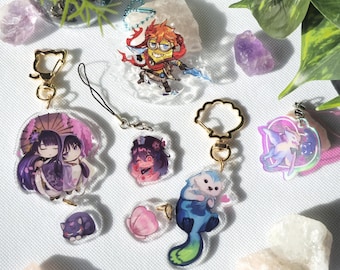 Genshin Impact Acrylic Keychains