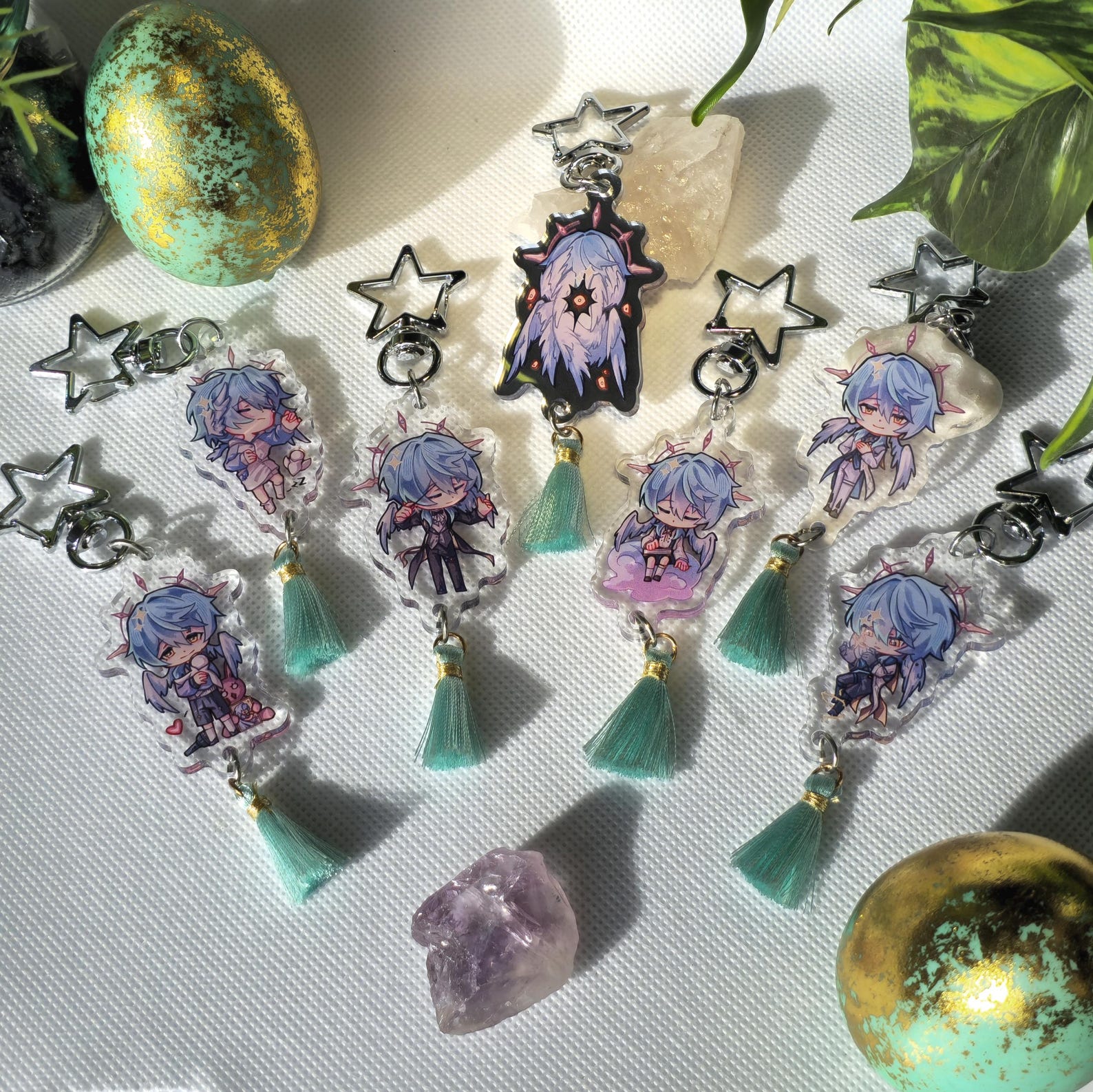 Hsr Keyboard Keychain HSR Sunday Acrylic Keychains - Etsy