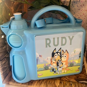BLUEY LUNCHBOX & FLASK Personalized