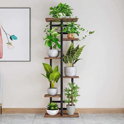 6 Tier Metal Plant Stand | Indoor Plant Stand | Modern Plant Stand | Metal Plant Holder | Plant Shelf | shops Tall Plant Stand | Flower Pot Stand