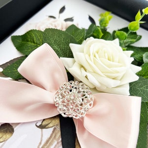 Luxus Geburtstagskarte - Opulence Crystal + Rose - Handgemachte personalisierte Geschenk-Geburtstagskarte für Frau - Tochter - Enkelin - Schwester