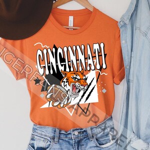 Cincinnati Football Shirt, Retro Cincinnati Football Tshirt, Cincinnati Ohio Football Fan Graphic Tee, Cincinnati Clothing, Gameday Shirt