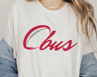 Camiseta de fútbol de Columbus, camiseta de fútbol de Cbus, camiseta de aficionado al fútbol de Columbus, fútbol universitario de Ohio, ropa de Columbus, unisex