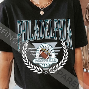 Camiseta de fútbol de Filadelfia, camiseta de fútbol de Filadelfia, camiseta de fútbol vintage de Filadelfia, camiseta de Filadelfia Pensilvania, fanático del fútbol de Filadelfia