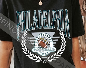 Philadelphia Shirt, Philly Fußball-T-Shirt, Vintage Philadelphia Fußball-T-Shirt, Philadelphia Pennsylvania Shirt, Philly Fußballfan