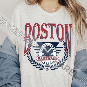Vintage Boston Baseball Shirt, Boston Baseball Tshirt, Retro Style Short Sleeve T-Shirt, Gift for Boston baseball Fan, Boston Massachusetts