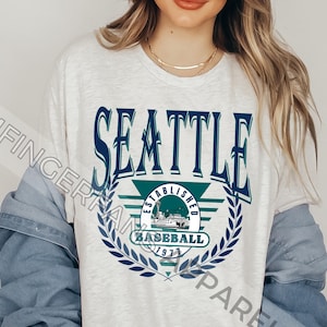 Vintage Seattle Baseball Shirt, Retro Seattle Baseball T-Shirt, Seattle Washinton Tee, Baseball Graphic Tee, Seattle Sports Fan Shirt,Unisex