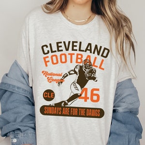 Cleveland Football Shirt, Cle Football TShirt, Cleveland Womens Tee, Cleveland Football Fan Shirt, Cleveland Ohio