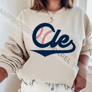 Cleveland Baseball Sweatshirt, Cleveland Sports Fan Baseball Crewneck, Cleveland Ohio, Cute Cleveland Tee, Cleveland Retro Sweater, Unisex