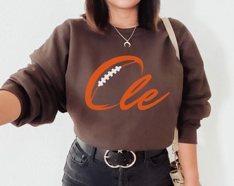 Cleveland Football Crewneck Sweatshirt, Cle Football Sweatshirt, Cleveland Brownies, Cleveland Football Fan, Cleveland Ohio