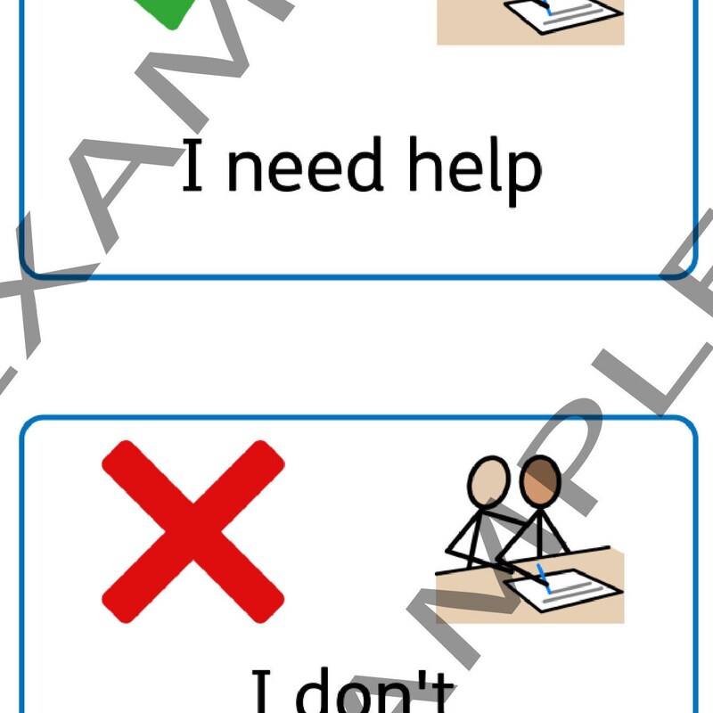 Want Help Visual Red I Need Help Visual Cards - Etsy