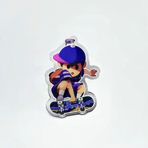 Earthbound Ness Acrylic Charms: Blue Ness