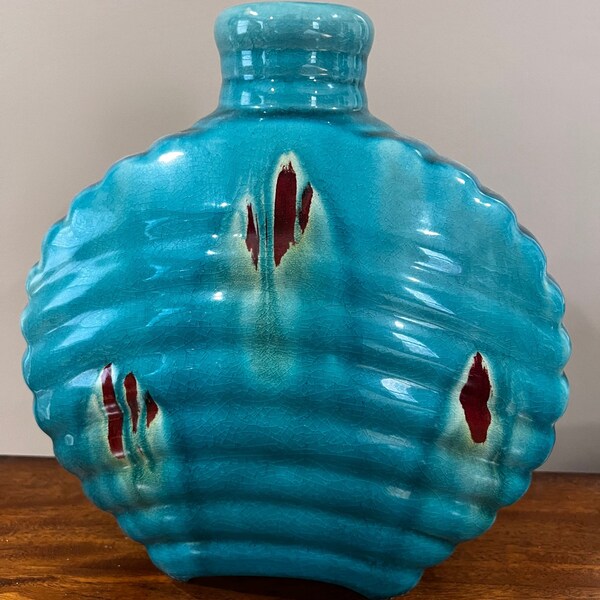 Turquoise Vase Etsy