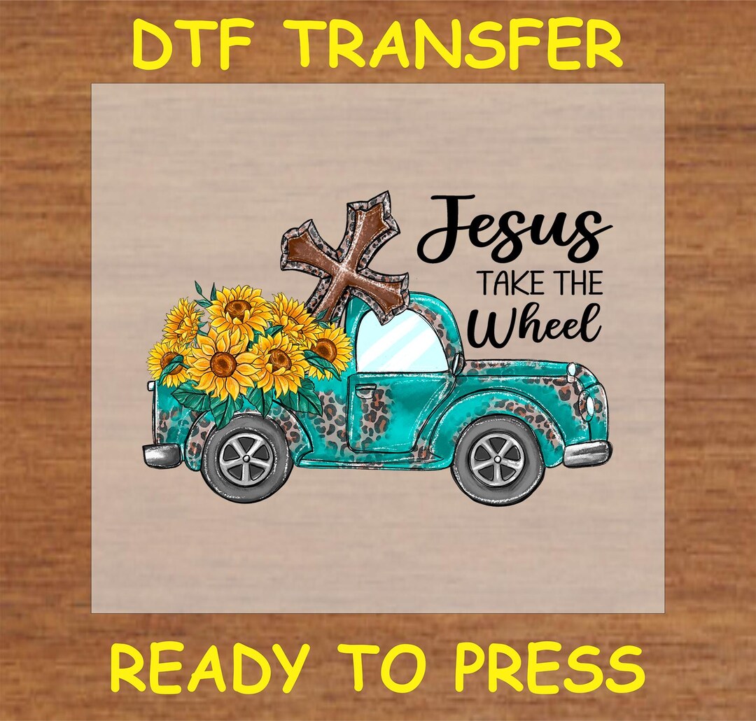 Religious DTF Transfer Iron on Heat Transfer - Ready to Press Hot Peel ...