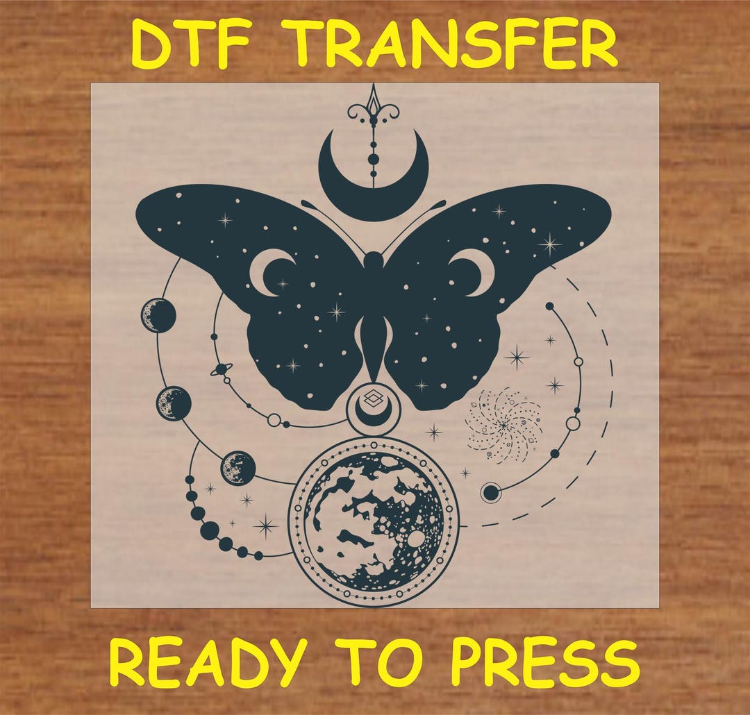 Boho Mystical DTF Transfer Iron on Heat Transfer - Ready to Press Hot ...