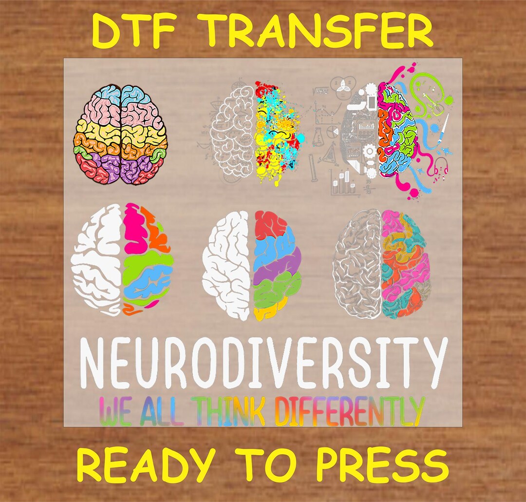 Autism DTF Transfer Iron on Heat Transfer - Ready to Press Hot Peel ...