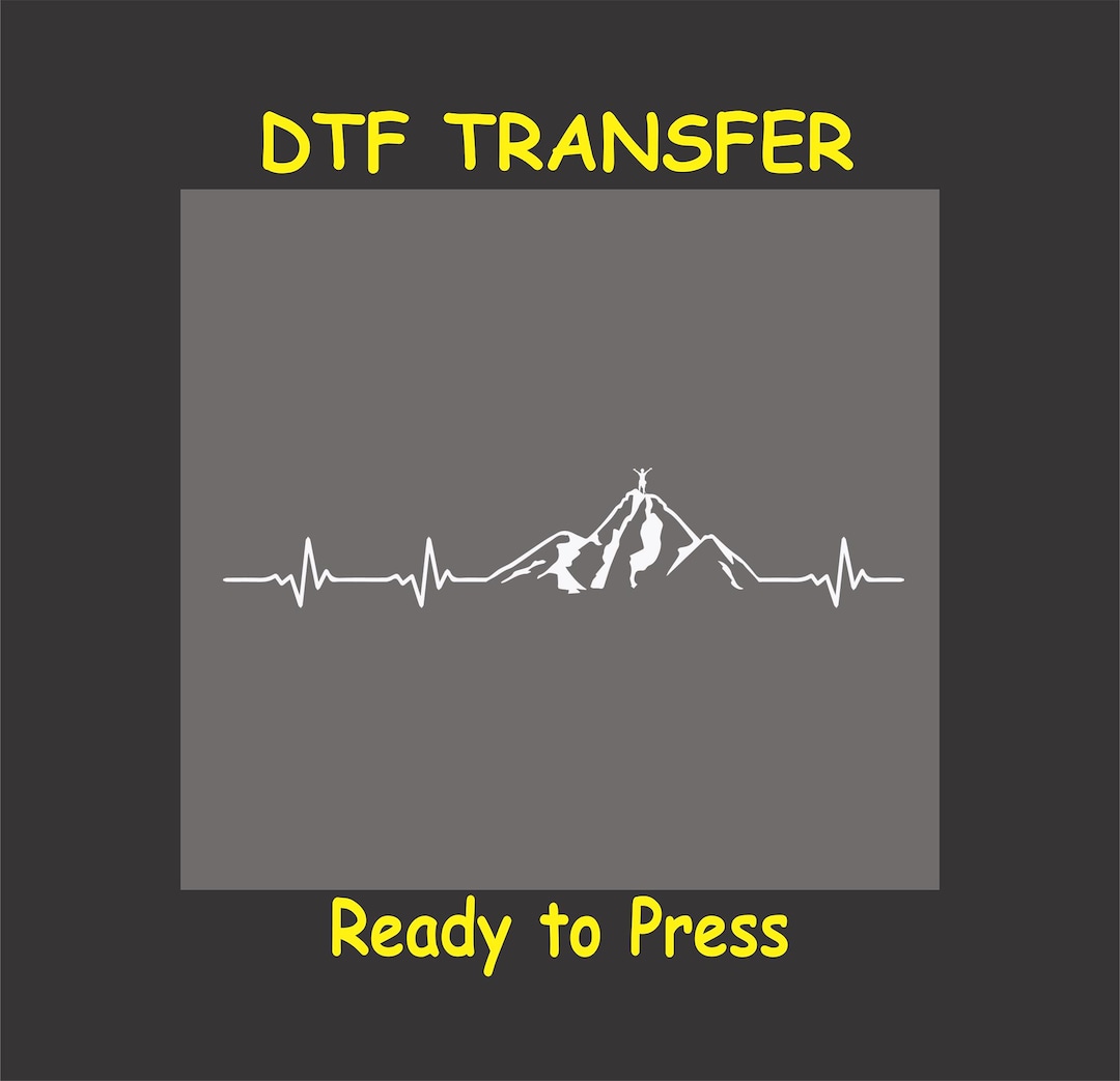 Camping DTF Transfer Iron on Heat Transfer - Ready to Press Hot Peel ...