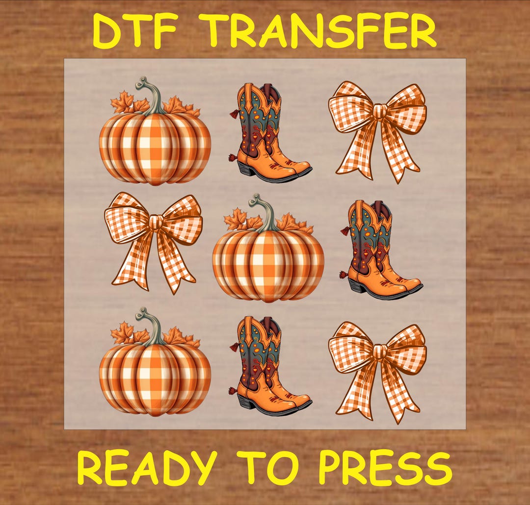 Thanksgiving DTF Transfer Iron on Heat Transfer - Ready to Press Hot ...