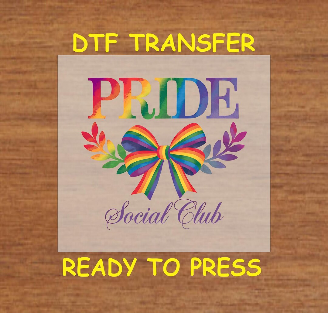 Pride Rhinestone Transfer Pride DTF Transfer Iron on Heat Transfer - Ready to Press, Pride Social ...
