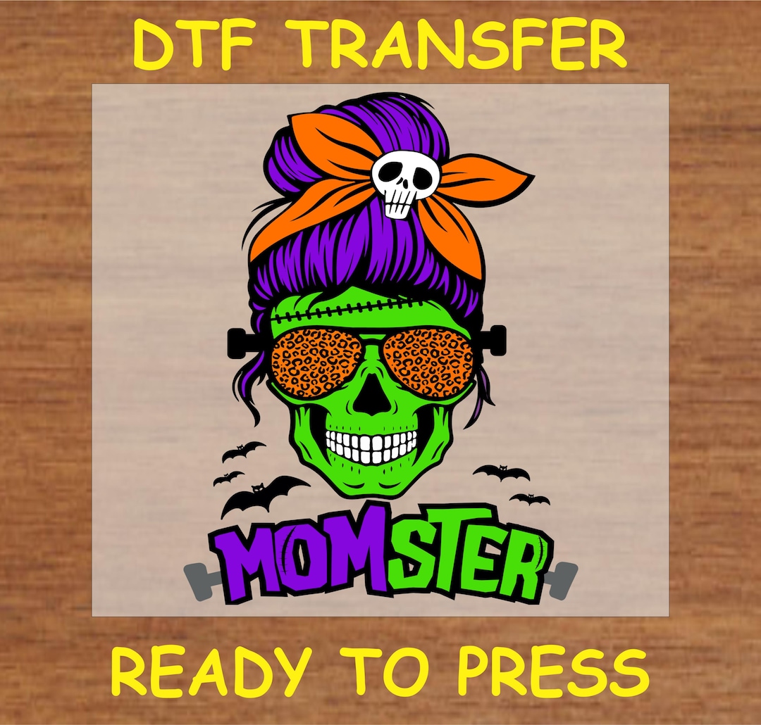 Mom DTF Transfer Iron on Heat Transfer - Ready to Press Hot Peel ...