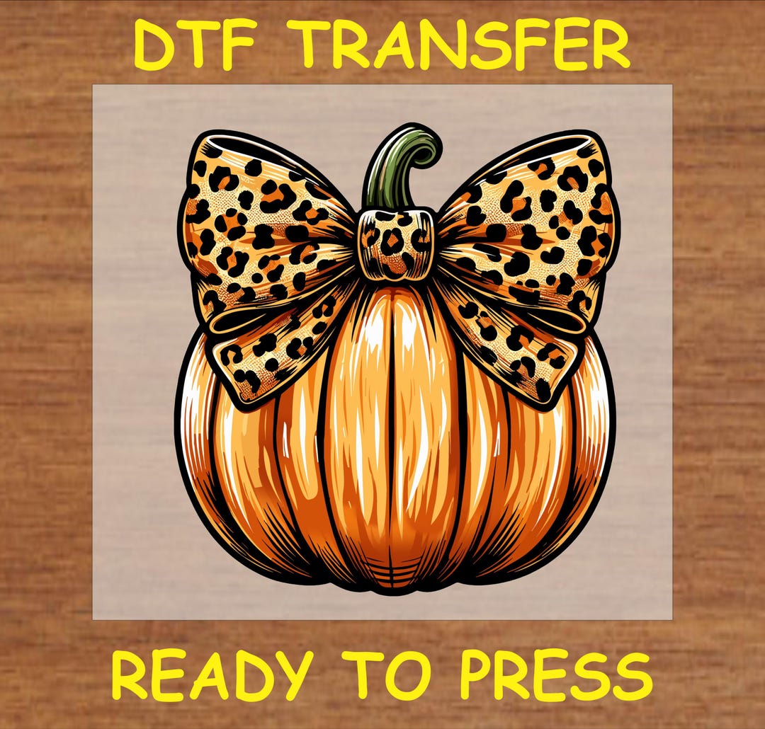 Fall DTF Transfer Iron on Heat Transfer - Ready to Press Hot Peel ...