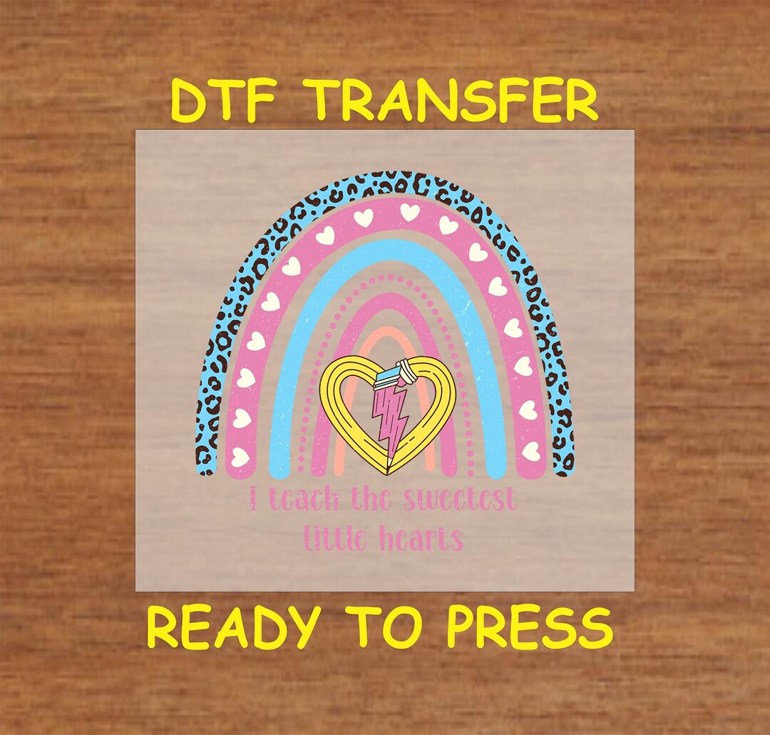 Valentines Day DTF Transfer Iron on Heat Transfer - Ready to Press ...