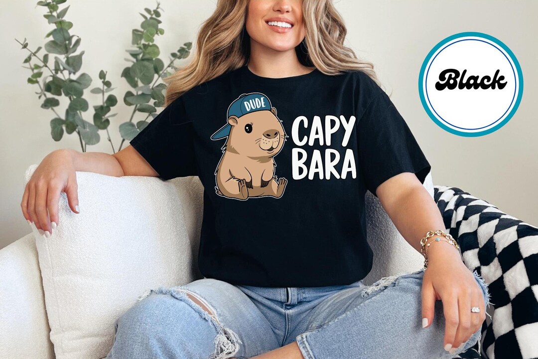 Dude Capybara Shirt Rizz Capybara Shirt Skibidi Capybara Shirt Swag ...
