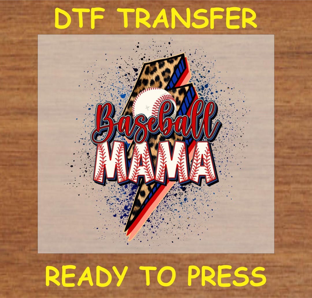 Mom DTF Transfer Iron on Heat Transfer - Ready to Press Hot Peel ...