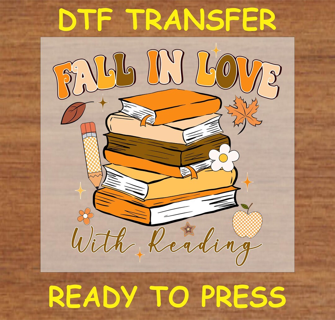 Fall DTF Transfer Iron on Heat Transfer - Ready to Press Hot Peel, Fall ...