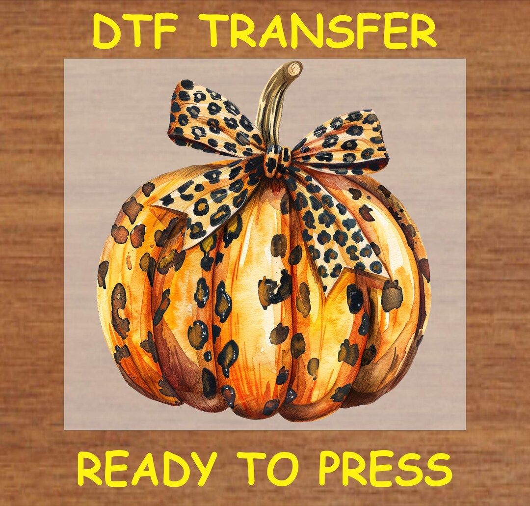 Fall DTF Transfer Iron on Heat Transfer - Ready to Press Hot Peel ...