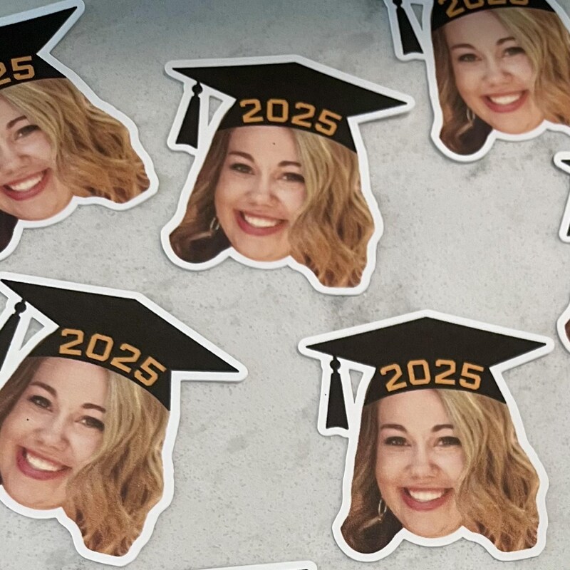 Grad Face Sign Graduation Face Sign - Etsy
