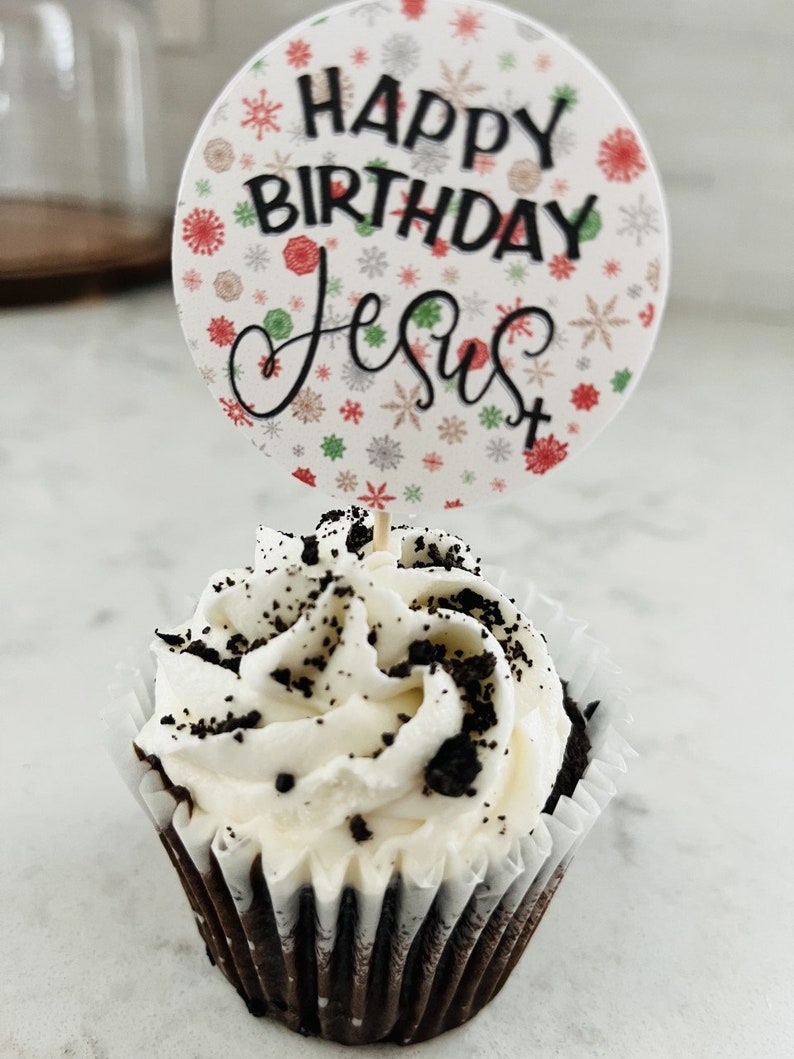 Happy Birthday Jesus Cupcake Topper - Il 794xN.4413841428 5dkp 