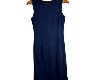 Talbots Navy Lace Sheath Dress Size 10 Mother of the Bride or Wedding Guest  - Etsy