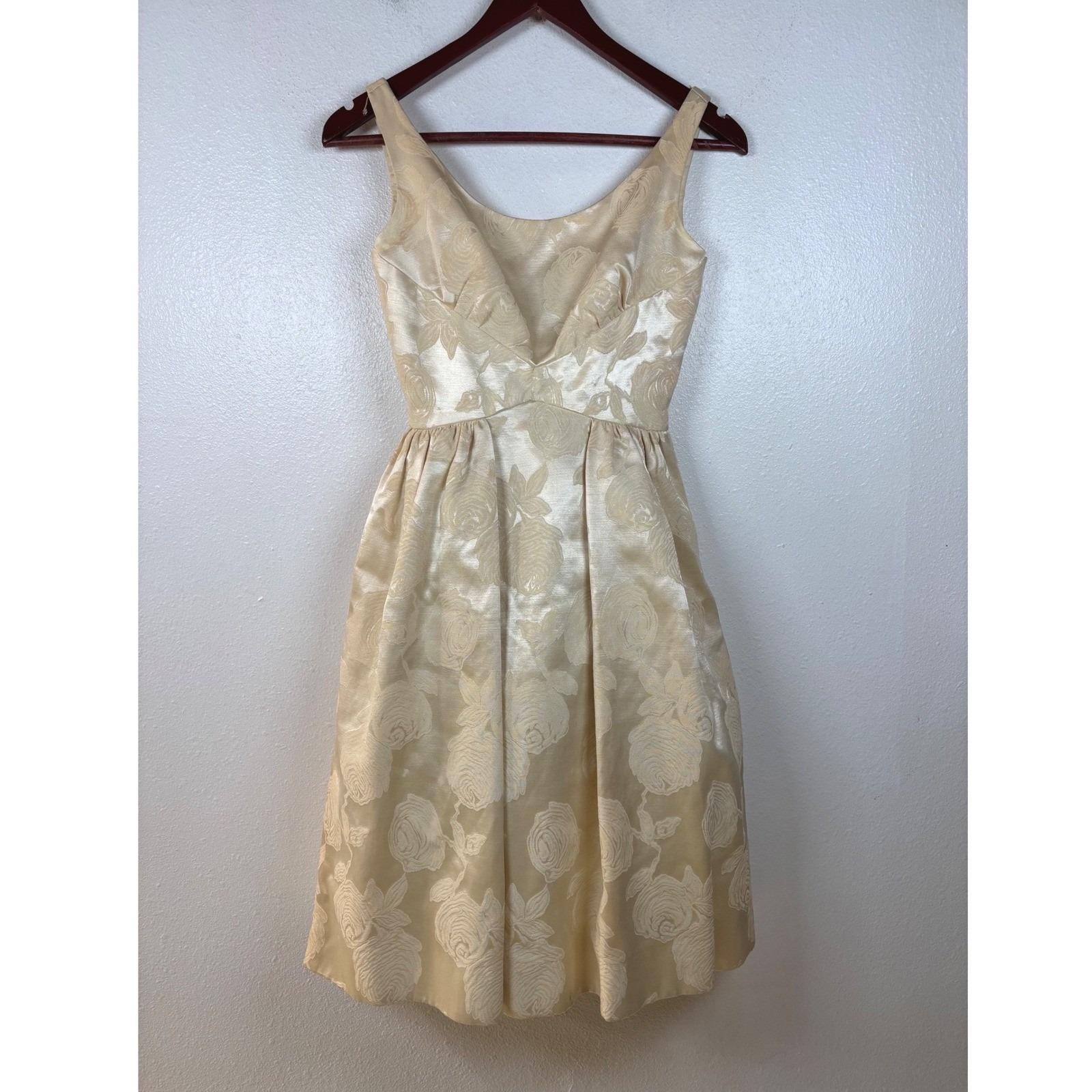 Gold 60s Dress - Etsy