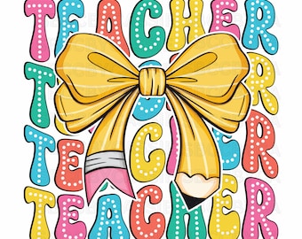 Teacher Appreciation DTF Transfer: Ready To Press