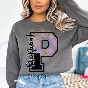 Splatter Letter Mascot DTF Transfer - Ready to Press (Set of 2)