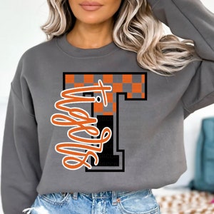 Transferencias DTF de mascota con letras a cuadros - Varias mascotas - Listas para imprimir - Transferencias de camiseta/directo a película - Personalice/cambie al color de su equipo