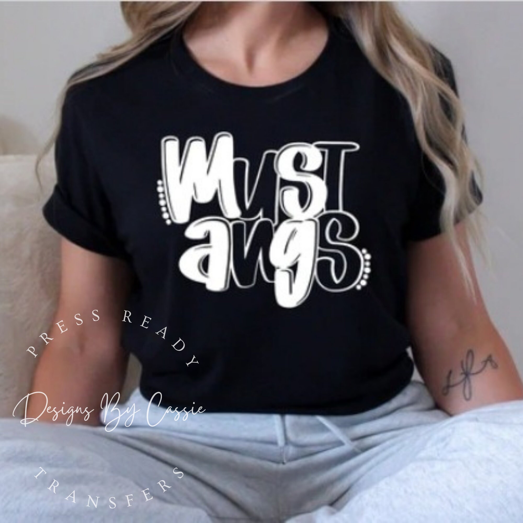 Alternating Black/white Letter Screen-print/dtf Transfers - Etsy