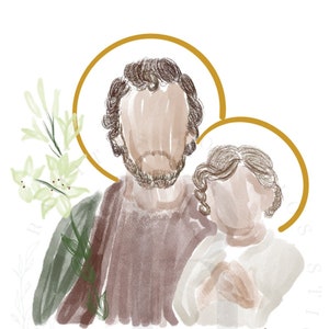 St. Joseph and the child Jesus
