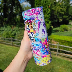 Colorful Lisa Frank Tumbler 20 oz.